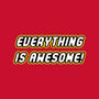 Everything is Awesome-none beach towel-Fishbiscuit