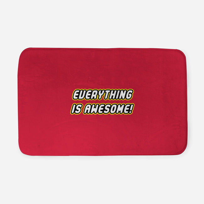 Everything is Awesome-none memory foam bath mat-Fishbiscuit