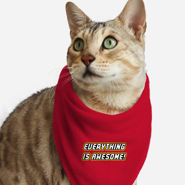 Everything is Awesome-cat bandana pet collar-Fishbiscuit