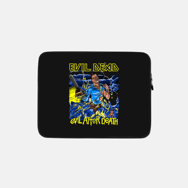 Evil After Death-none zippered laptop sleeve-boltfromtheblue