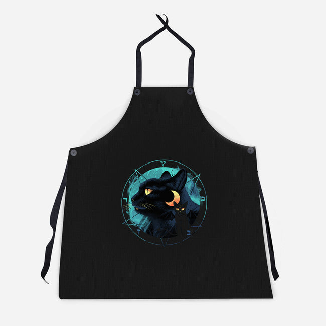 Evil Cat-unisex kitchen apron-vp021