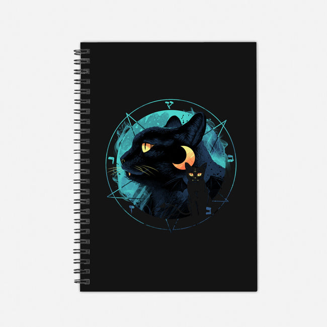 Evil Cat-none dot grid notebook-vp021