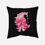 Evil Pink-none removable cover w insert throw pillow-dandingeroz