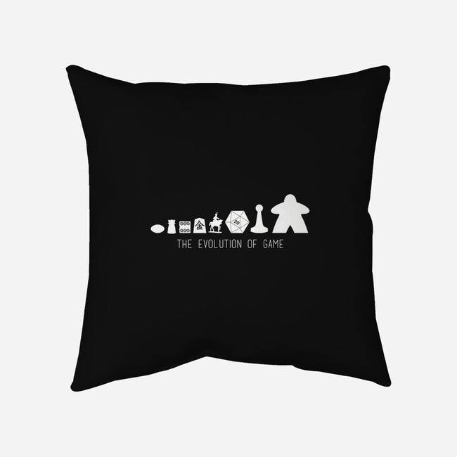 Evolution of Game-none removable cover w insert throw pillow-CupidsArt