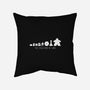 Evolution of Game-none removable cover w insert throw pillow-CupidsArt