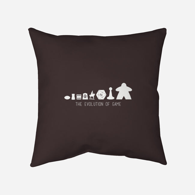 Evolution of Game-none removable cover w insert throw pillow-CupidsArt