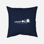 Evolution of Game-none removable cover w insert throw pillow-CupidsArt