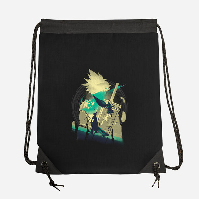 Ex Soldier of the VII-none drawstring bag-hypertwenty