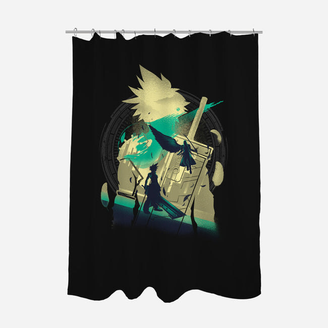 Ex Soldier of the VII-none polyester shower curtain-hypertwenty