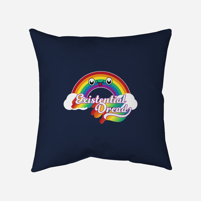 Existential Dread-none removable cover w insert throw pillow-Mykelad