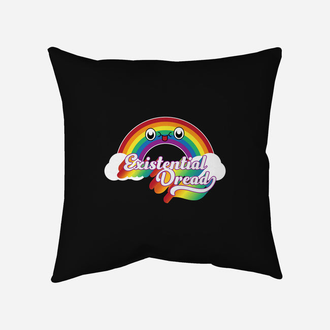 Existential Dread-none removable cover throw pillow-Mykelad