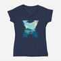 Exploration Into Unknown-womens v-neck tee-ogie1023