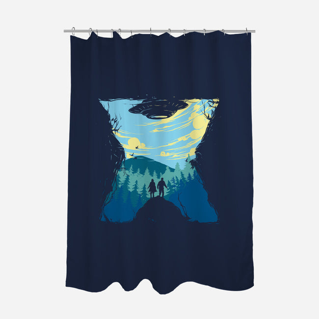 Exploration Into Unknown-none polyester shower curtain-ogie1023