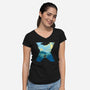 Exploration Into Unknown-womens v-neck tee-ogie1023