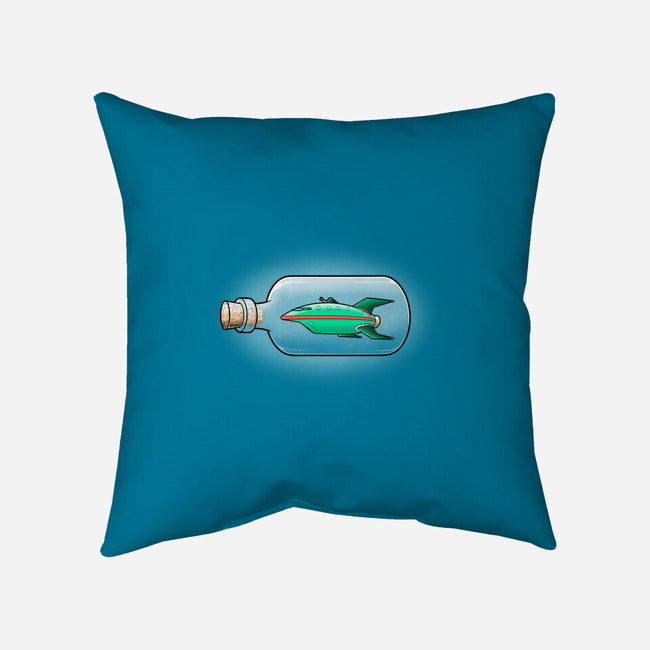 Express Bottle-none removable cover w insert throw pillow-trheewood