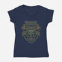 Express Elevator to Hell-womens v-neck tee-adho1982