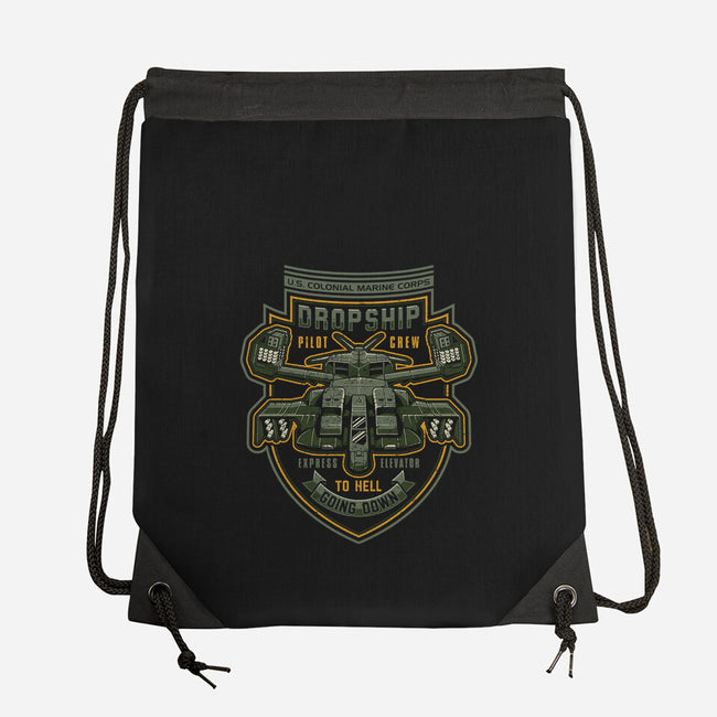 Express Elevator to Hell-none drawstring bag-adho1982