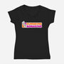 D&D All Nighter-womens v-neck tee-JoeGrady