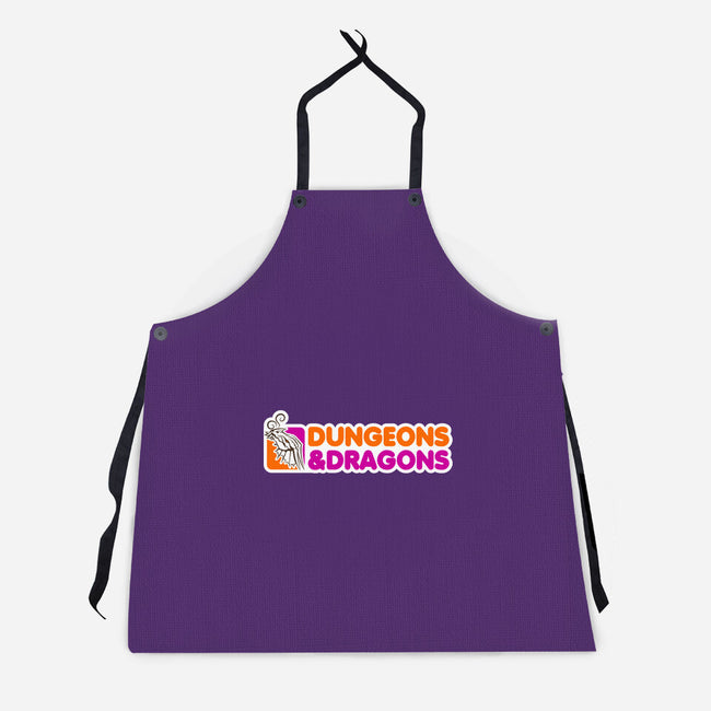 D&D All Nighter-unisex kitchen apron-JoeGrady