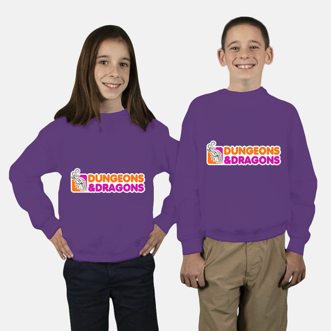D&D All Nighter-youth crew neck sweatshirt-JoeGrady