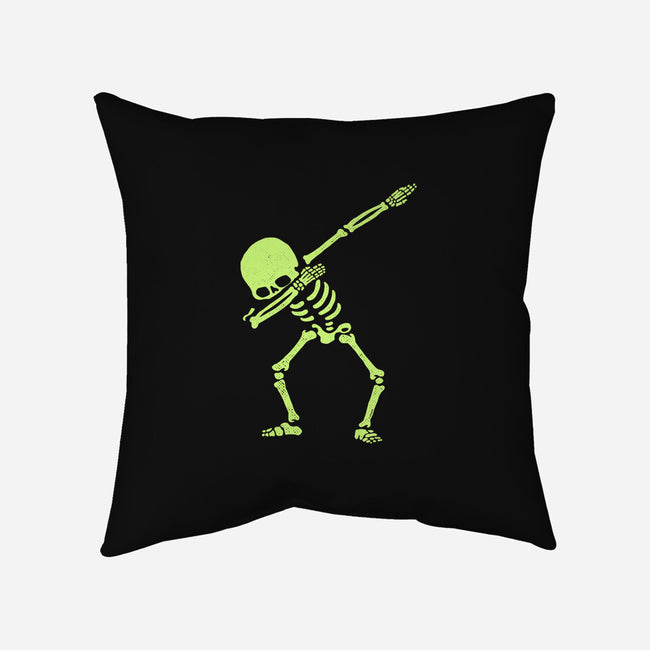 Dabbing Skeleton-none non-removable cover w insert throw pillow-vomaria