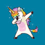 Dabbing Unicorn-none polyester shower curtain-vomaria