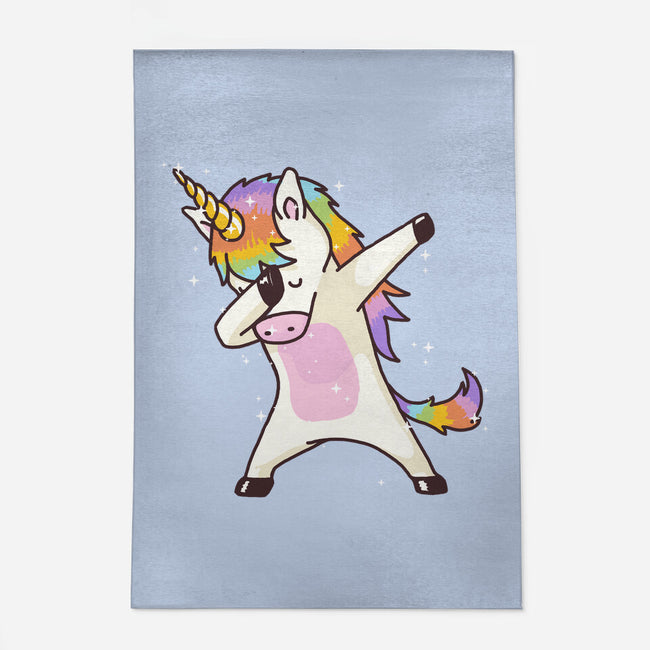 Dabbing Unicorn-none outdoor rug-vomaria