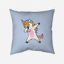 Dabbing Unicorn-none non-removable cover w insert throw pillow-vomaria