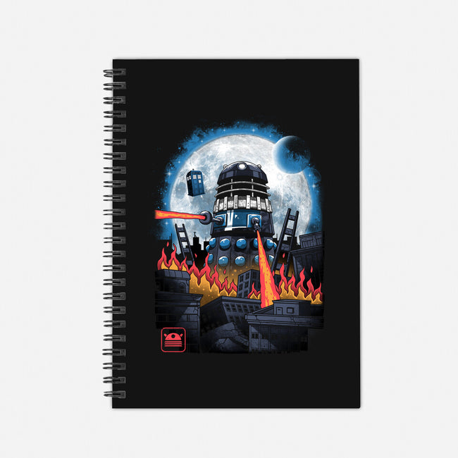 Dalek Kaiju-none dot grid notebook-vp021