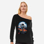 Dalek Kaiju-womens off shoulder sweatshirt-vp021