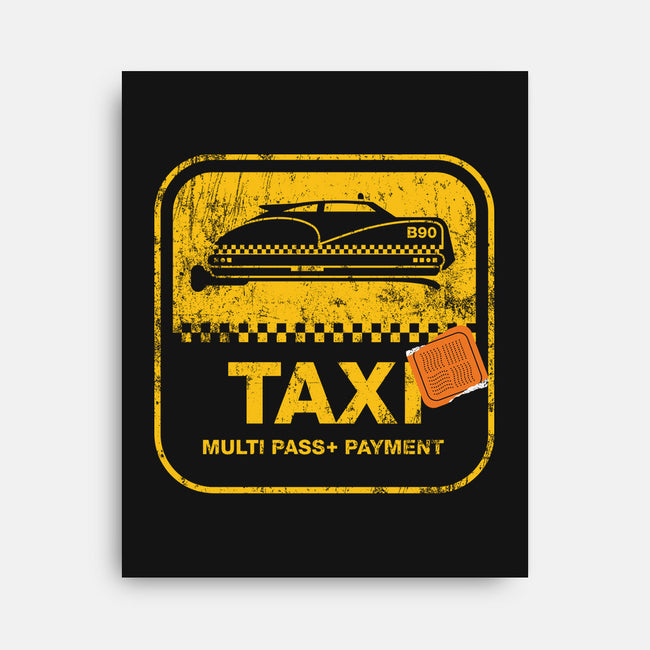 Dallas Taxi-none stretched canvas-dann matthews