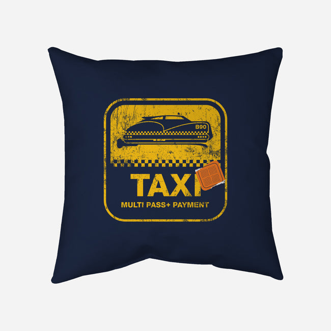 Dallas Taxi-none removable cover throw pillow-dann matthews