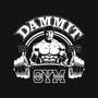 Dammit Gym-unisex baseball tee-mephias