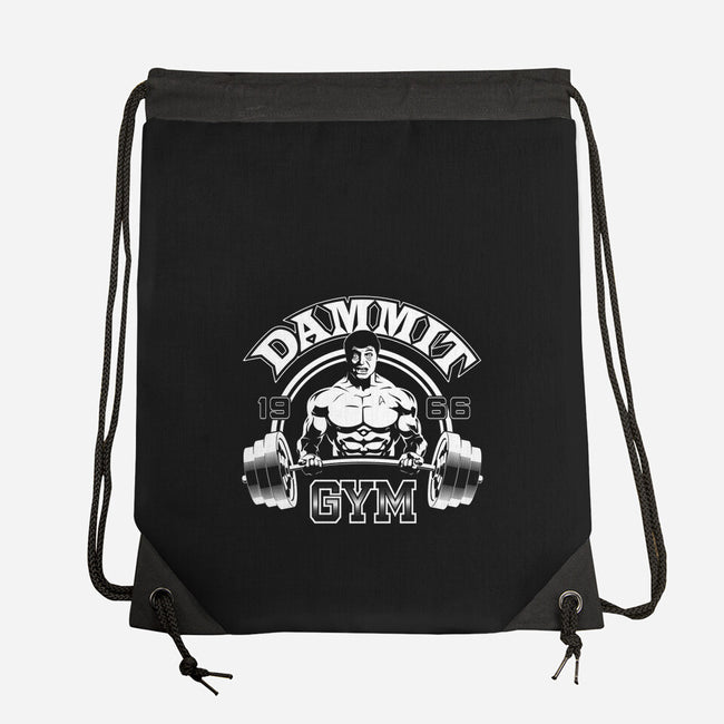 Dammit Gym-none drawstring bag-mephias