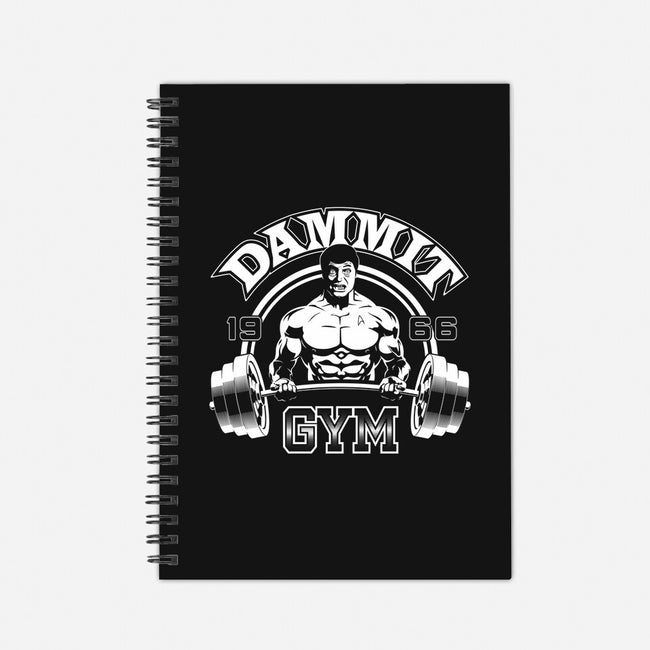 Dammit Gym-none dot grid notebook-mephias