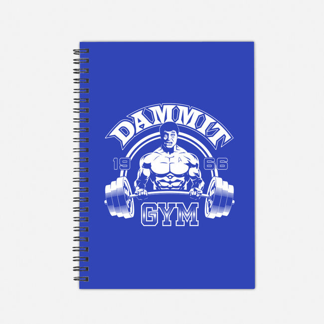 Dammit Gym-none dot grid notebook-mephias