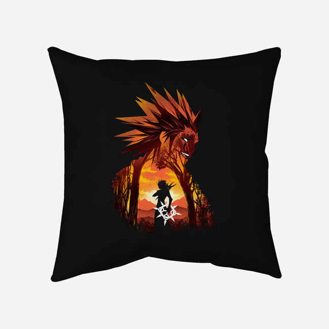 Dancing Flames-none removable cover w insert throw pillow-dandingeroz