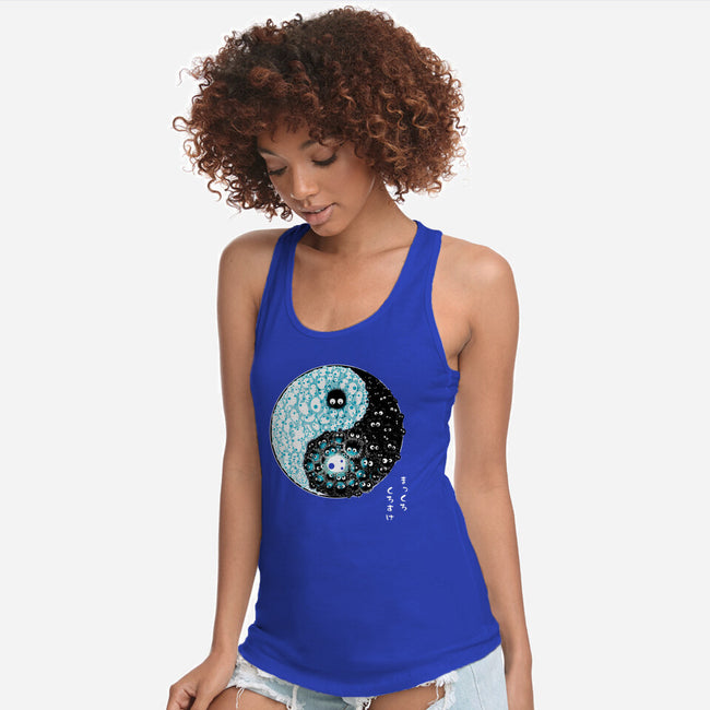 Dancing Forces-womens racerback tank-Harantula