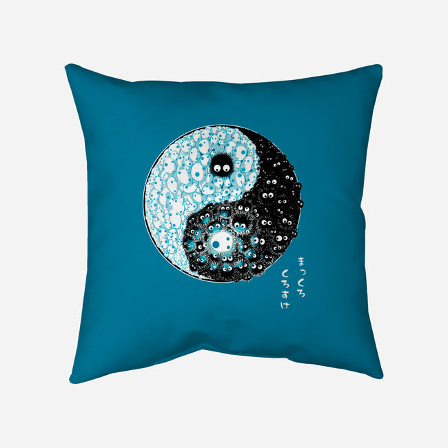 Dancing Forces-none removable cover throw pillow-Harantula