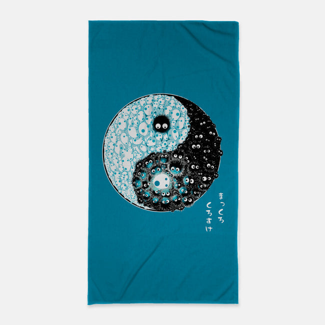 Dancing Forces-none beach towel-Harantula