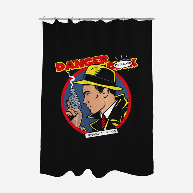 Danger Dick-none polyester shower curtain-kgullholmen