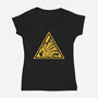 Danger on Three-womens v-neck tee-Crumblin' Cookie