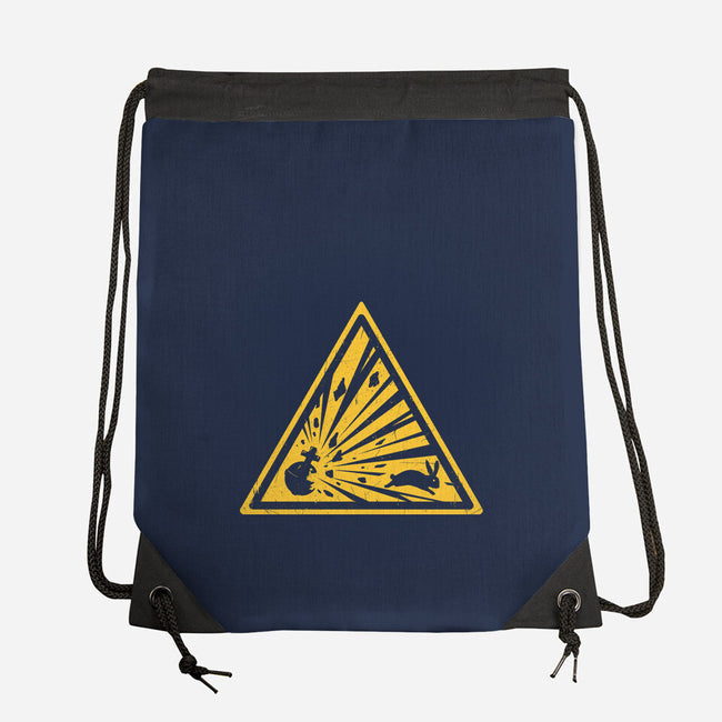 Danger on Three-none drawstring bag-Crumblin' Cookie