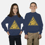 Danger on Three-youth crew neck sweatshirt-Crumblin' Cookie
