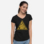 Danger on Three-womens v-neck tee-Crumblin' Cookie