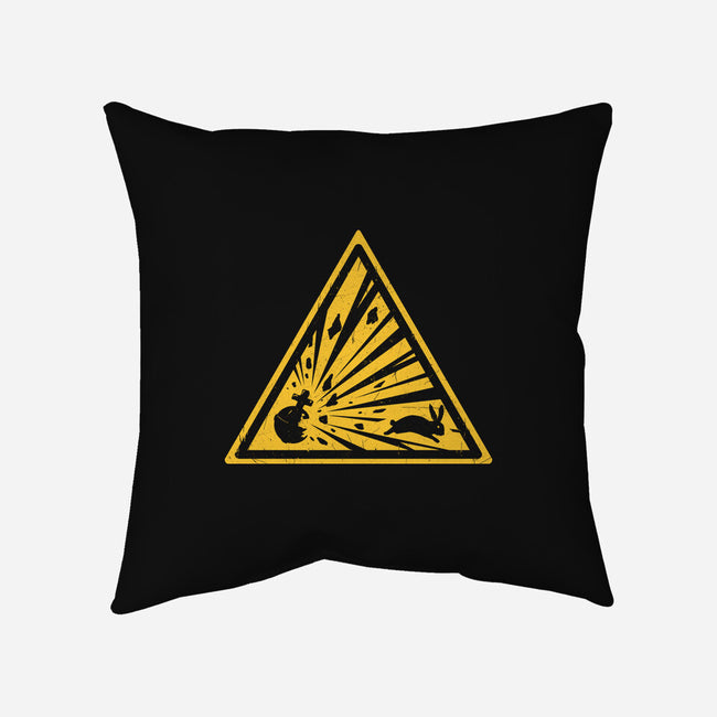 Danger on Three-none non-removable cover w insert throw pillow-Crumblin' Cookie