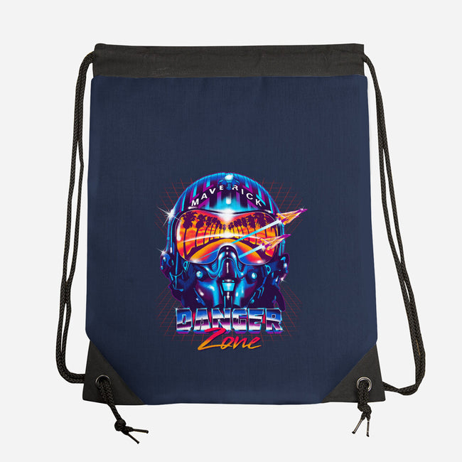 Danger Zone-none drawstring bag-zerobriant