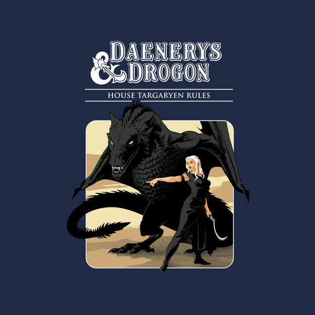 Dany & Drogon-none stretched canvas-inaco