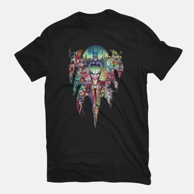 Dark Collage-unisex basic tee-Zeeee