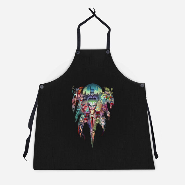 Dark Collage-unisex kitchen apron-Zeeee